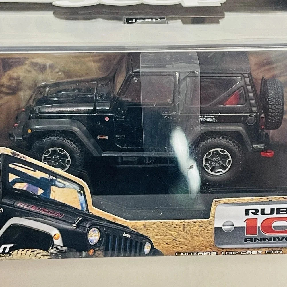 Greenlight 2013‎ Jeep Wrangler Rubicon 10th Anniversary, Black, 1:43